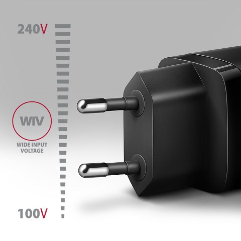 AXAGON AXAGON Sil wallcharger 1x port USB-C, PD3.0/PPS/QC4+/SFC/AFC/Apple, 30W | ACU-PD30