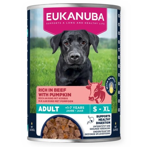 EUKANUBA EUK DOG CAN LC AD AB BEEF&PUMP 400G