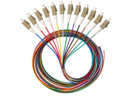 Pigtail MM OM3 1G 50/125 wtyk LC dł. 2 m 