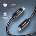 AXAGON AXAGON Data and charging USB4 Gen 3x2 cable, 1 m | BUCM3-CM15AB | USB Type C - USB Type C