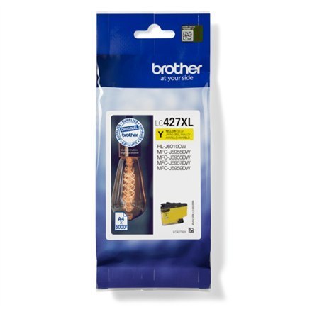 Brother Brother LC | 427XLY | Żółty | Wkład atramentowy | 5000 stron