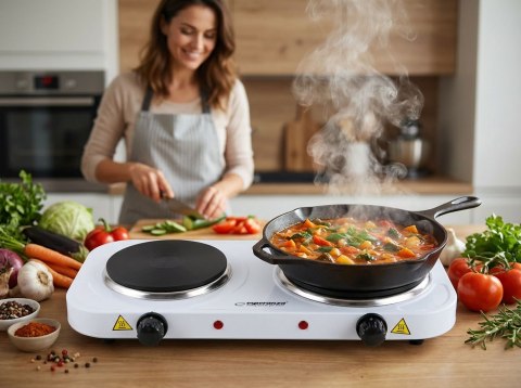 ESPERANZA KUCHENKA ELEKTRYCZNA YELLOWSTONE 1500W + 1000W EKH014W