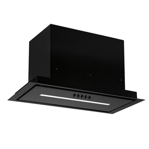 Okap do zabudowy MAAN Helios 60 cm | sterowanie przyciskami | LED | czarny