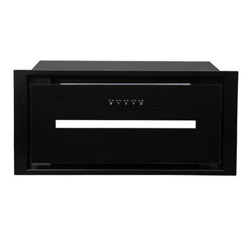 Okap do zabudowy MAAN Helios 60 cm | sterowanie przyciskami | LED | czarny
