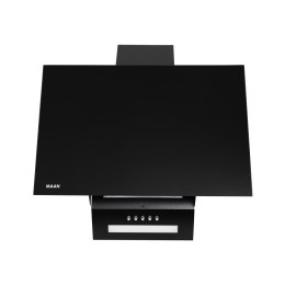 Okap kominowy MAAN Rodo Mini 60 cm | LED | czarne szkło