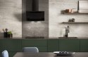 Okap kominowy MAAN Vertical Eco Duo Glass 60 cm | LED | czarne szkło