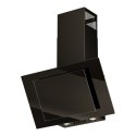 Okap kominowy MAAN Vertical Eco Duo Glass 60 cm | LED | czarne szkło