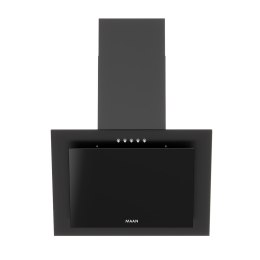 Okap kominowy MAAN Vertical PG 50 cm | LED | czarny mat