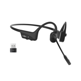 Słuchawki bezprzewodowe kostne Shokz OpenComm2 + adapter USB-C czarne