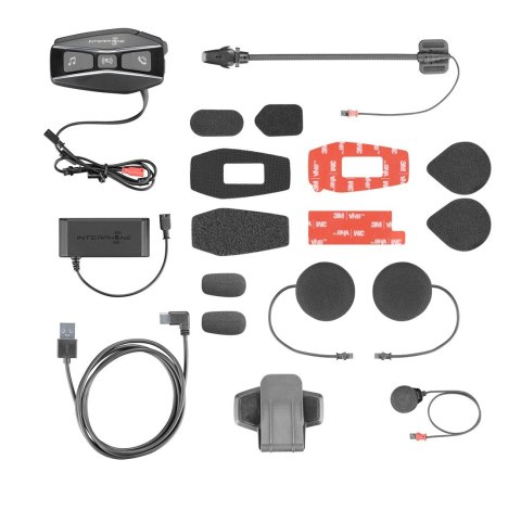 Interkom motocyklowy INTERPHONE U-COM 16, komplet na 1 kask
