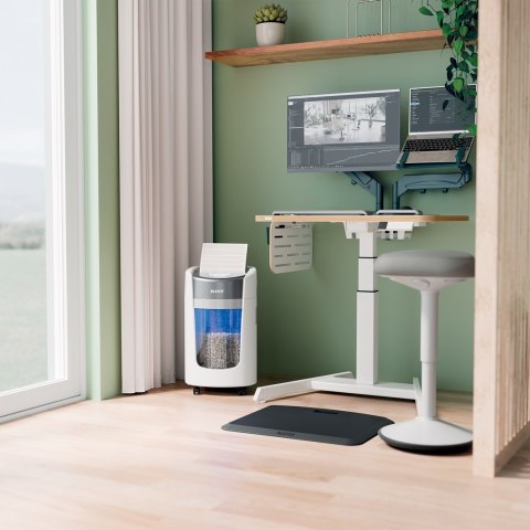 Niszczarka Leitz IQ OptiMax Home Office 225, 15l, P5, 6 kartek, Automatyczny Start/Stop, Funkcja cofania, Obrotowy pojemnik - 33