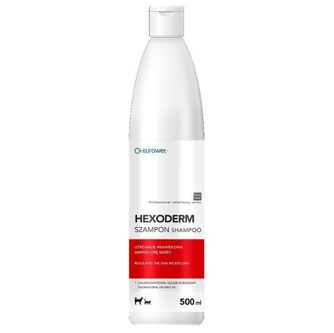Eurowet Hexoderm szampon dermatologiczny dla psa i kota 500ml