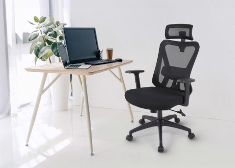 Activejet Ergonomiczny fotel biurowy T5 czarny