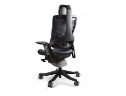 Fotel biurowy Wau 2 BL401 tkanina magenta/czarny