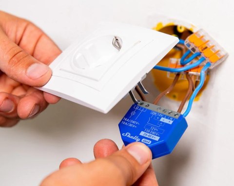 Inteligentny jednokanałowy przekaźnik WiFi Shelly 1 Gen4, 2 sztuki