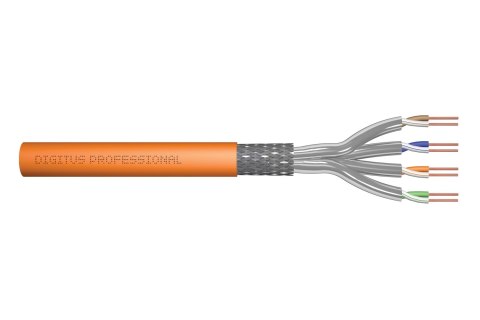 DIGITUS KABEL TELEINFORMATYCZNY KAT.7 POMARAŃCZOWY 100M