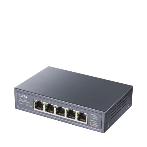 Switch CUDY HS105 niezarządzalny 5-portowy