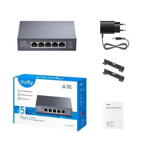 Switch CUDY HS105 niezarządzalny 5-portowy