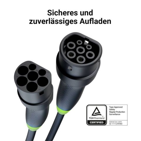 Kabel EV Green Cell GC Snap Type 2 22kW 5m