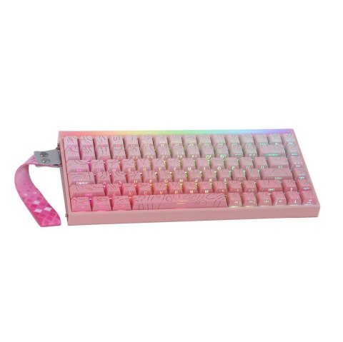 Klawiatura gasket HERO84 HE PINK+Gradient+Contour Dragon King switch RGB AULA