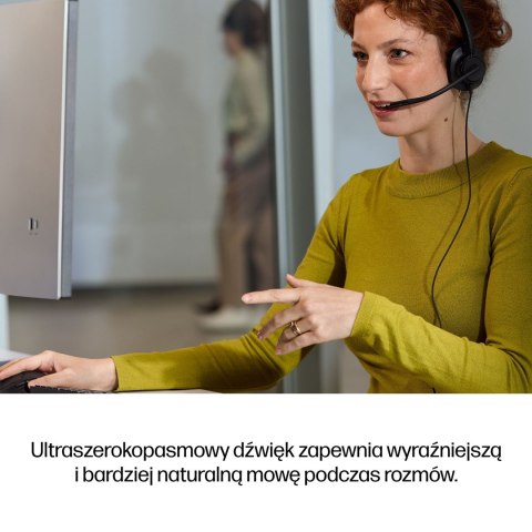 Słuchawki przewodowe HP Poly Mission 415 Monaural USB Wired Headset