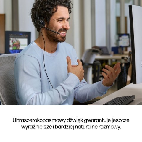 Słuchawki przewodowe HP Poly Mission 425 Stereo USB Wired Headset
