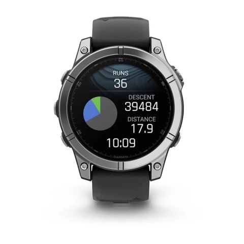 Zegarek sportowy Garmin Fenix E AMOLED 47mm Czarny