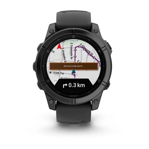 Zegarek sportowy Garmin Fenix E AMOLED 47mm Czarny