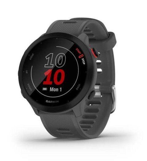 Zegarek sportowy Garmin Forerunner 55 MIP 42mm Monterra Grey
