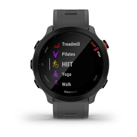 Zegarek sportowy Garmin Forerunner 55 MIP 42mm Monterra Grey