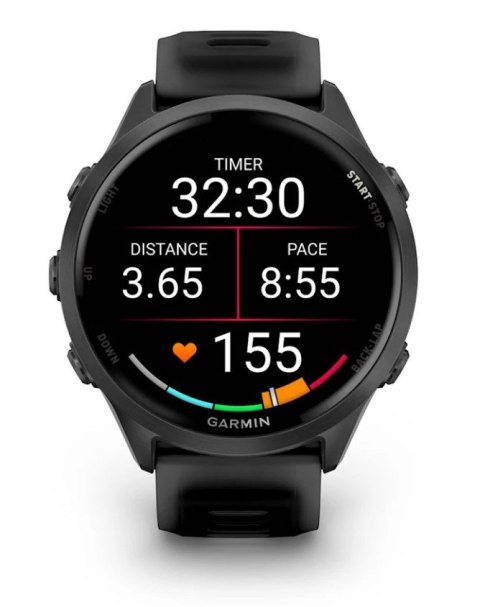 Zegarek sportowy Garmin Forerunner 570 AMOLED 47mm Czarny