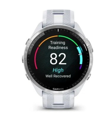 Zegarek sportowy Garmin Forerunner 965 AMOLED 47mm Mleczny Kwarc