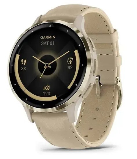 Zegarek sportowy Garmin Venu 3S 41mm Soft Gold