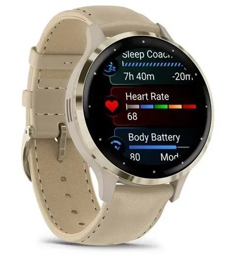 Zegarek sportowy Garmin Venu 3S 41mm Soft Gold