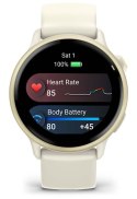 Zegarek sportowy Garmin Vivoactive 6 AMOLED 42mm Bone