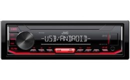 Radio samochodowe JVC KD-X162 USB 1 DIN Czerwone