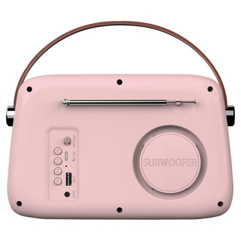 SAVIO RADIO PRZENOŚNE RÓŻOWE RS-03