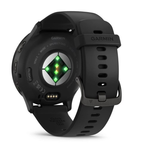 Zegarek sportowy Garmin Venu 3 AMOLED 45mm Czarny