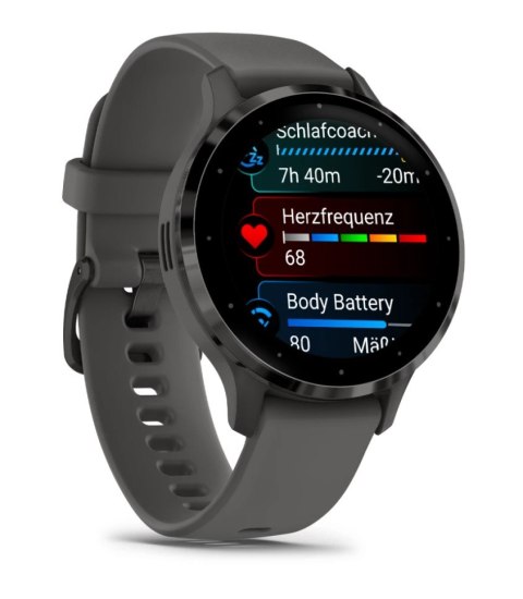 Zegarek sportowy Garmin Venu 3S AMOLED 41mm Pebble Grey