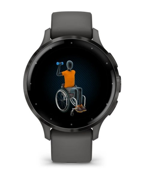 Zegarek sportowy Garmin Venu 3S AMOLED 41mm Pebble Grey