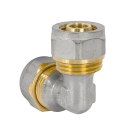 DIAMOND KOLANO PEX-AL-PEX CHROM 16*16 PODWÓJNE