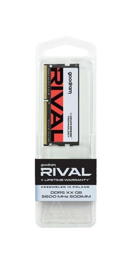 GOODRAM SODIMM DDR5 16GB 5600MHz CL40 SR RIVAL
