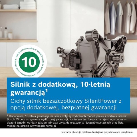 Pralka Bosch WGG244Z0PL Serie 6 9 kg 1400 obr/min | program parowy | ActiveWater Plus | WiFi Home Connect