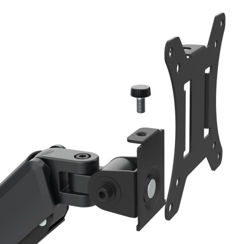 MACLEAN UCHWYT NA 3 MONITORY, SPRĘŻYNA GAZOWA, 17"-27", 2-8KG, CZARNY MC-137