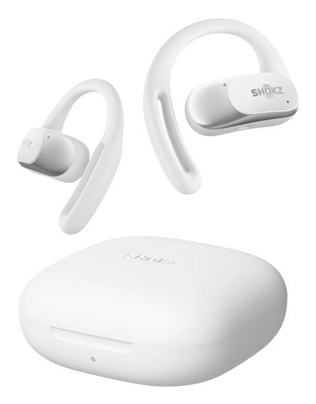 Słuchawki douszne bezprzewodowe Shokz OpenFit Air białe