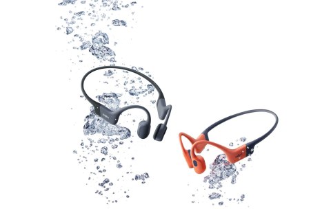 SHOKZ Słuchawki bezprzewodowe kostne Shokz OpenSwim Pro szare