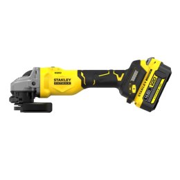 STANLEY SZLIFIERKA KĄTOWA AKUMULATOROWA 125MM V20 18V 1*4.0AH