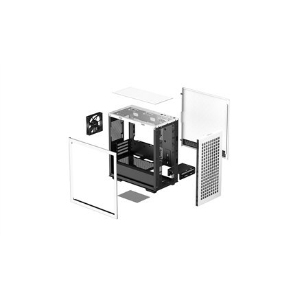 Deepcool Deepcool | CH370 | Side window | White | Micro ATX | Power supply included No | ATX PS2
