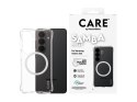 PanzerGlass Etui CARE marki PanzerGlass „Samba" - przezroczyste z białym Qi dla nowego Samsunga Galaxy S26 | PanzerGlass