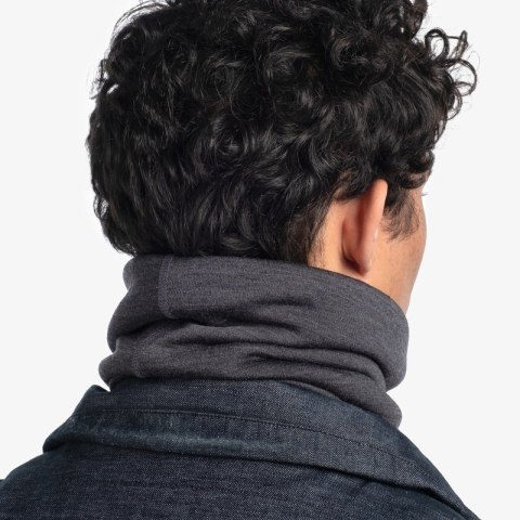 Chusta wielofunkcyjna Buff Merino Heavyweight, solid grey